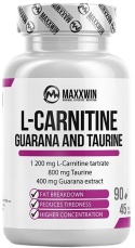 MAXXWIN L-Carnitine Guarana Taurine 90 kapslí