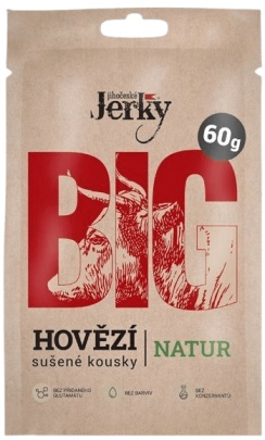 Jihočeské JERKY Hovězí natur BIG 60 g