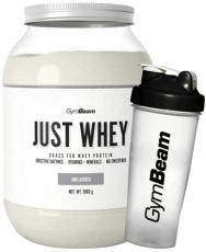 GymBeam Protein Just Whey 2000 g + Šejkr Blend Bottle 700 ml ZDARMA