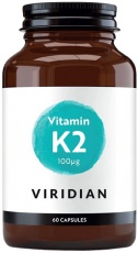Viridian Vitamin K2 100ug 60 kapslí