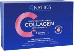NATIOS Collagen Premium Beauty Complex Komplex pro krásu 6 000 mg 30 sáčků - marakuja