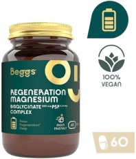 Beggs Magnesium bisglycinate + vitamin B6 P5P Complex 60 kapslí