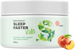 BrainMax KIDS Sleep Faster 120 g - Broskev