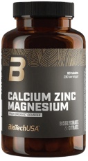 BioTechUSA Calcium Zinc Magnesium from organic sources - 90 tablet
