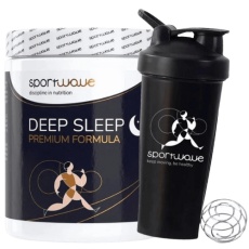 Sportwave Deep Sleep Premium Formula 168 g + SportWave Šejkr 600 ml ZDARMA