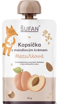 Šufan Kapsička s mandlovým krémem 110 g - Hrušková