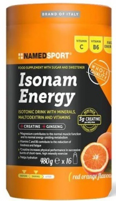 NamedSport ISONAM ENERGY 480 g - červený pomeranč