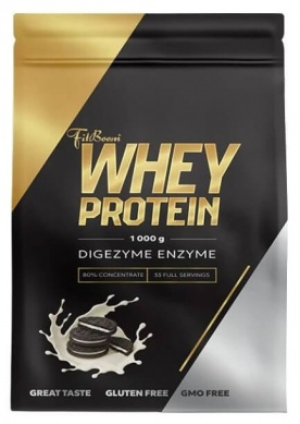 FitBoom Whey Protein 80 % 1000 g - čokoláda/kokos