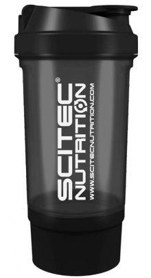 Scitec Šejkr Traveler 500 ml + zásobník