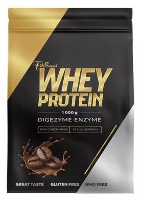 FitBoom Whey Protein 80 % 1000 g - čokoláda/kokos