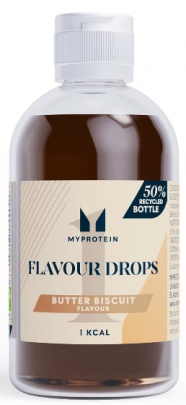 MyProtein FlavDrops 50 ml - máslová sušenka