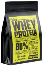 FitBoom Whey Protein 80 % 1000 g - banán PROŠLÉ DMT 30.1.2025