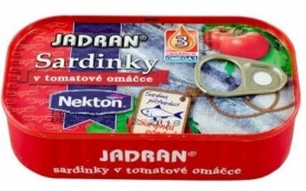 Nekton Sardinky Jadran 125 g - v olivovém oleji