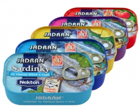 Nekton Sardinky Jadran 125 g - v olivovém oleji