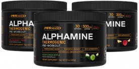 PEScience Alphamine Thermogenic Pre Workout 225 g - Melon Berry Twist