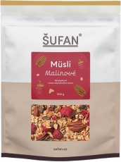 Šufan Müsli 500 g - malina VÝPRODEJ (POŠK.OBAL)