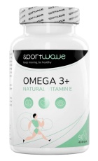 SportWave Omega 3 + Natural Vitamin E 90 kapslí