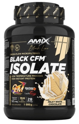 Amix BLACK Line Black CFM Isolate 1000 g - slaný karamel/zmrzlina