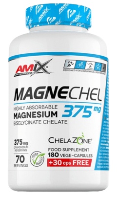 Amix Magnechel Magnesium Bisglycinate Chelate 375 mg 90 kapslí