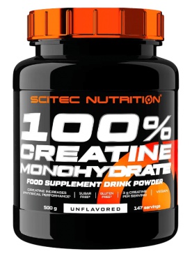 Scitec 100% Creatine Monohydrate 500 g - neochucený