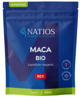 NATIOS Maca Bio 200 g - černá