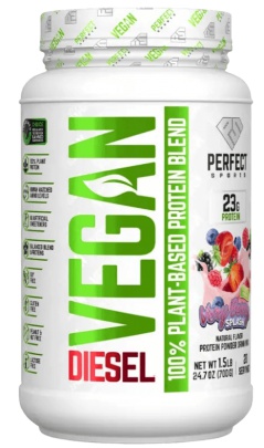 Perfect Sports Diesel Vegan 100% Plant Based Protein 700 g