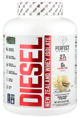 Perfect Sports Diesel 100% New Zealand Whey Isolate 2270 g - čokoláda/ arašídové máslo