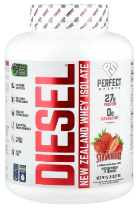 Perfect Sports Diesel 100% New Zealand Whey Isolate 2270 g - čokoláda/ arašídové máslo