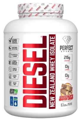 Perfect Sports Diesel 100% New Zealand Whey Isolate 2270 g - slaný karamel