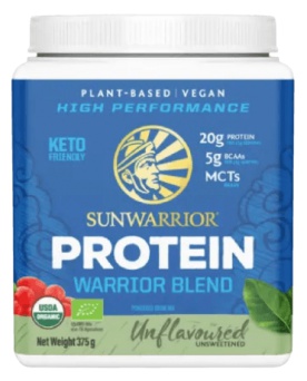 Sunwarrior Protein Warrior Blend 375g - Moka VÝPRODEJ
