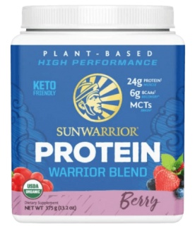 Sunwarrior Protein Warrior Blend 375g - Moka VÝPRODEJ