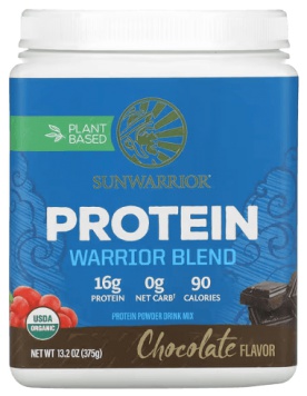 Sunwarrior Protein Warrior Blend 375g - Moka VÝPRODEJ