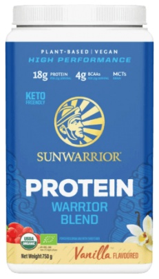 Sunwarrior Protein Warrior Blend 750 g - lesní plody