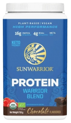 Sunwarrior Protein Warrior Blend 750 g - čokoládové arašídové máslo