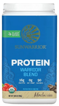 Sunwarrior Protein Warrior Blend 750 g - čokoládové arašídové máslo