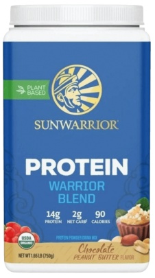 Sunwarrior Protein Warrior Blend 750 g - lesní plody