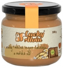 Lucky Alvin Arašídy + mléčná vegan čokoláda a mořská sůl 330 g PROŠLÉ DMT 20.10.2025