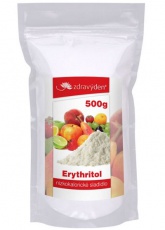 Zdravý den Erythritol nízkokalorické sladidlo 500g VÝPRODEJ (POŠK.OBAL)