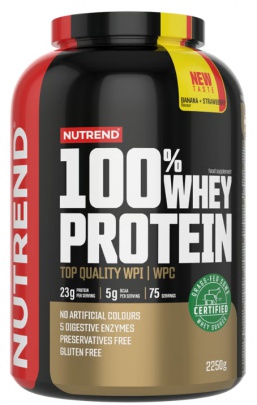 Nutrend 100% Whey Protein 2250 g - vanilka
