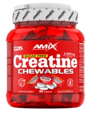 Amix Creatine Monohydrate 2500 mg Chewables Tabs Zero Sugar