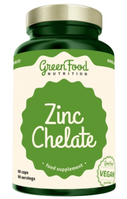 GreenFood Zinek Chelát 60 kapslí
