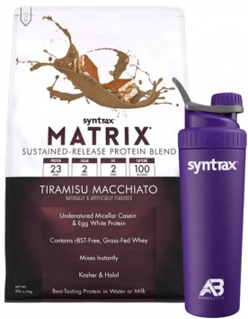 Syntrax Matrix 5.0 2270g - Milk Chocolate + Láhev Aerobottle Nerezová 900 ml ZDARMA