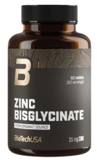 BioTechUSA Zinc Bisglycinate (Zinek bisglycinát zinečnatý) 60 tablet