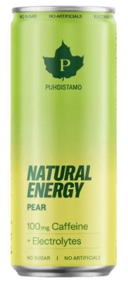 Puhdistamo Natural Energy Drink + Electrolytes 330 ml