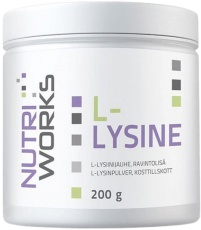 NutriWorks L-Lysine 200 g PROŠLÉ DMT 9.5.2026