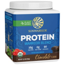 Sunwarrior Protein Warrior Blend 375g - Moka VÝPRODEJ