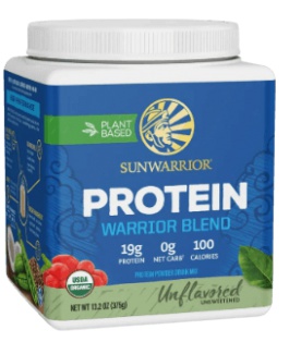 Sunwarrior Protein Warrior Blend 375g - Moka VÝPRODEJ