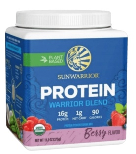 Sunwarrior Protein Warrior Blend 375g - Moka VÝPRODEJ