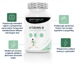Sportwave Vitamin B Complex Spectrum 30 kapslí