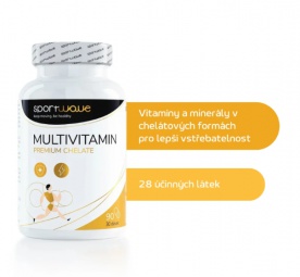 SportWave Multivitamin premium chelate 90 kapslí
